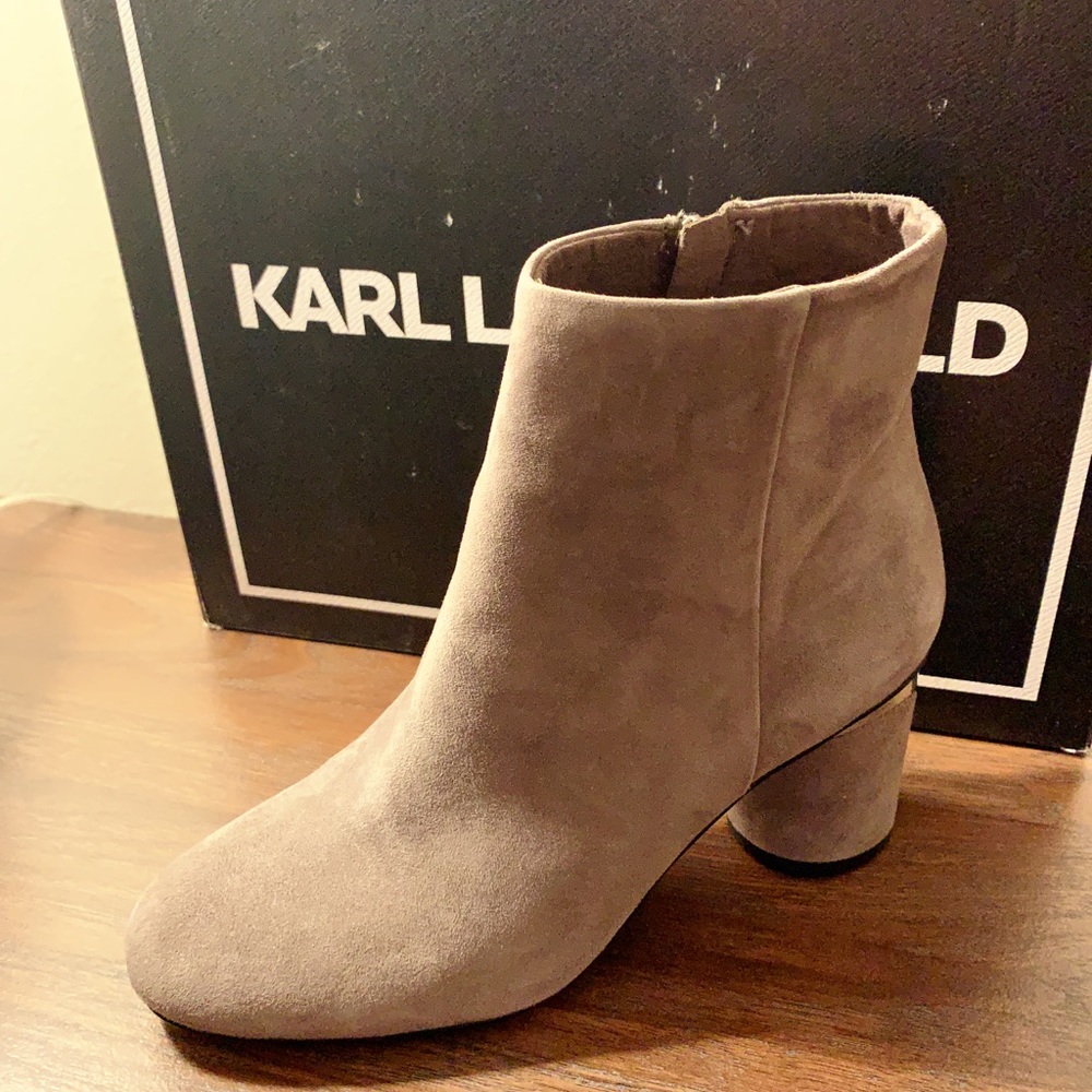 New Karl Lagerfeld Paris style Fiona booties 65.00